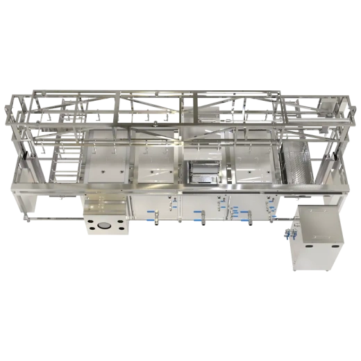 4-х позиционная автоматическая ультразвуковая линия